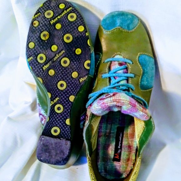 M by Morenatom SZ 6B Wedge Boots Booties - Picture 2 of 2